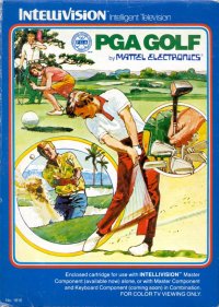 PGA Golf Intellivision US box art